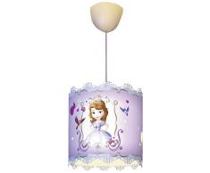 Philips Disney Princesa Sofía - Lámpara colgante, iluminación interior, luz blanca cálida, plástico, color rosa