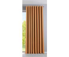 Gardinenbox Newyork 201920600 - Cortina Opaca (225 x 295 cm, 1 Unidad), Color Naranja