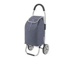 Metaltex Carro de Compra Plegable, Azul, 45 litros