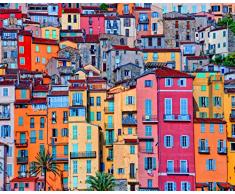 Legendarte Barrio pintoresco Impresión Digital sobre Lienzo, cm. 80x100