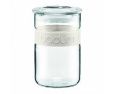 Bodum Tarro de Cristal con Tapa, Blanco Crema, Centimeters