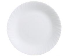 Dajar Feston - Plato (Cristal, 30 cm), Color Blanco