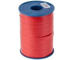 C.E. PATTBERG Cinta regalo rojo, 250 m de cinta embalar para rizar, 10 mm ancho para manualidades, decoraciÃ³n y envolver regalos para cualquier ocasiÃ³n