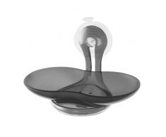 Koziol Loop Gris Bandeja para jabón - Bandejas para jabón (Gris, Pared, Ventosas, 140 mm, 90 mm, 90 mm)