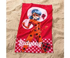 L-S Kids Boutique Toalla de baÃ±o, AlgodÃ³n, Rojo, 70 x 120 cm 4647400