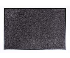ASTRA Felpudo Proper Tex Uni, contra la Suciedad, de Poliamida, Poliamida, Azul/Gris, 60 x 180 x 0,9 cm