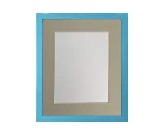 FRAMES BY POST - Marco de Fotos (plástico, 22,8 x 17,8 cm), Color Azul