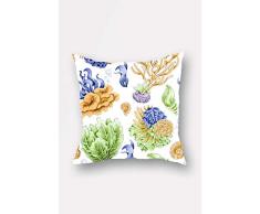 Lulu Home - Funda de Almohada, Multicolor, 45 x 45 cm