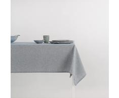 BOHEME Mantel Liso Tratamiento Antimanchas algodón Color Azul 140x100 cm
