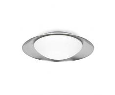 Faro Barcelona 62145 - SIDE plafon ø450 Blanco/niquel Mate led 20w 3000k