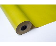 Bobina Papel de Regalo 70cm x 100m Kraft Verjurado Verde