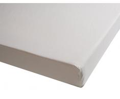 Sancarlos - Sábana bajera , 100% Algodón percal, Color crema, Cama de 105