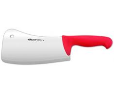 Arcos Serie 2900 - Cuchillo Macheta - Hoja de Acero Inoxidable NITRUM de 200 mm - Mango inyectado en Polipropileno Color rojo