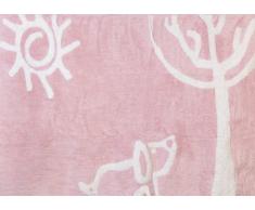 Aratextil Verano Alfombra Infantil, Algodón, Rosa, 120x160 cm