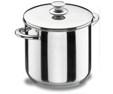 Lacor - 40125 - Olla Super Alta con Tapa Vitrocor 24cm Inox