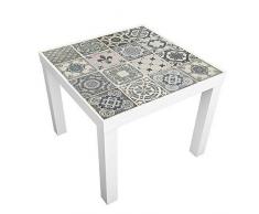 Walplus Vintage Azul Azulejos adhesivo pared, vinilo, multicolor, 7.6 x 63.5 x 5cm