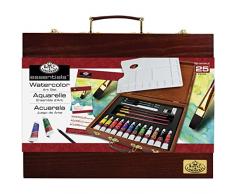 Royal Brush Caja de Madera Art Set Acuarela Juego de 25