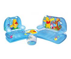Bestway 68554 - Juego de Silla, Sofá y Mesilla Hinchable Winnie the Pooh
