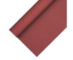 PAPSTAR Mantel, Material Aterciopelado, Rojo, 10 x 10 x 120 cm