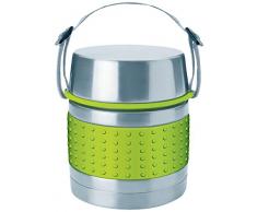 IBILI Termo solidos con Fiambrera, Acero Inoxidable, Multicolor, 8.00x8.00x10.00 cm