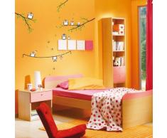 Ambience Live Vinilo Decorativo Pack of 12X 3D Adhesive Flowers Chic Mirror Blue Multicolor87