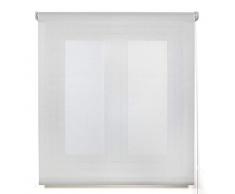 Blindecor Belmont estor enrollable tejido translúcido brillante - Gris plata, 80 x 270 cm (Ancho por Alto). Tamaño de la Tela 77 x 265 cm. Estores para ventanas