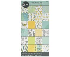 Sizzix Ellison Europe Fox Cuentos cartulina Pad, Tarjeta,, 6 x 30,5 cm, Hoja de 48