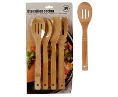 Ar 28951 Set 4 Utensilios Madera Cocina 30cm, Varios