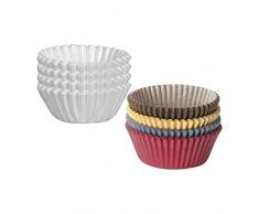 Tescoma Delicia - Pack de 100 moldes de papel, 6 cm, color blanco
