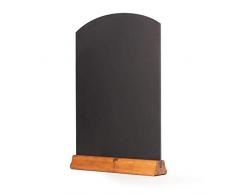 Chalkboards UK Pizarras de Mesa con peana, Madera, Roble Oscuro, (A3) 42 x 30 x 4 cm