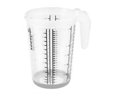 keeeper Jarra medidora con base antideslizante, 1,5 L, Massimo, Gris Nordic