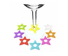 Koala Internatioal Identificador de Copas, Silicona, multicolor