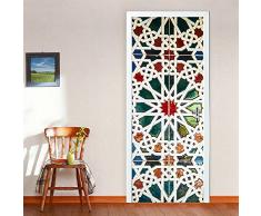 Wallflexi - Adhesivo Decorativo para Pared de Cristal, diseño de murales, para Sala de Estar, guardería, Restaurante, Hotel, café, Oficina, decoración, extraíble, Autoadhesivo