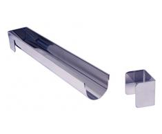 DE BUYER - Molde para Pastel (semicircular, Desmontable, Boquilla extraÃ­ble), 30 x 4 x 4 cm