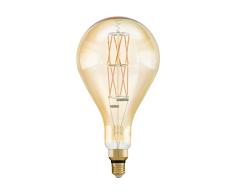 EGLO 11686 Bombilla LED. E27, 8 W, transparente, DiÃ¡metro 16 cm HÃ¶he 30,5 cm