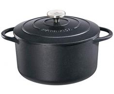 KÃ¼chenprofi 401001024 Provence - Cacerola (24 cm), Color Negro