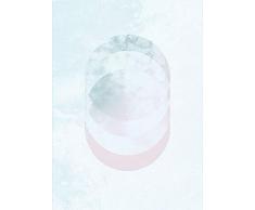 Komar Wandbild Von Tessera Glacies | Poster, Bild, Wohnzimmer, Schlafzimmer, Dekoration, Kunstdruck | ohne Rahmen | P094D-50x70 fotomural, carbÃ³n