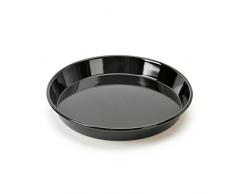 Kaiser Cuisine Line Bandeja Redonda para Horno, Negro, 28 cm