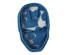 Cuticuter Superheroes Iron Man Cortador de Galletas, Azul, 8x7x1.5 cm