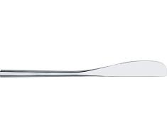 Alessi Ti04/3 Mu - Cuchillo de mesa (acero Aisi 420 brillante, set de 6 piezas)