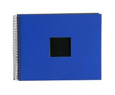 Goldbuch Bella Vista - Álbum de Fotos en Espiral (Lino, 35 x 30 cm), Color Azul