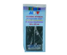 MSV Lote de Toallitas para Escoba Atrapa Polvo, PlÃ¡stico y PoliÃ©ster, Blanco, 25x15x12 cm, 20 Unidades