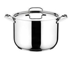 Lagostina Sfiziosa - cacerolas (Acero Inoxidable, Acero Inoxidable, Aluminio, Acero Inoxidable, Acero, Acero Inoxidable, Acero Inoxidable, Ergonomic)