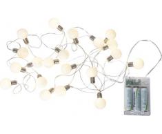 Star Mini Glow - Guirnalda de luces (metal, 285 cm), color blanco