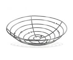 Galileo Casa 5900134 Centro de mesa de metal a rayas, 31,5 cm.