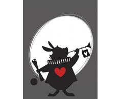 Komar Disney Wandbild Von fotomural, Negro, Blanco, 30 x 40 cm