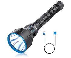 OLIGHT Javelot Turbo Linterna TÃ¡ctica LÃ¡mpara Militar Potente Max 1300 LÃºmenes,1300 Metros,Linterna LED Alta Potencia USB Recargable Linterna Largo Alcance Ideal para Caza, BÃºsqueda y Rescate