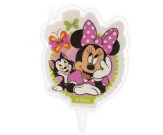 Dekora - Vela CumpleaÃ±os para Tartas Infantiles de Minnie Mouse - 7,5 cm