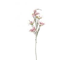 Europalms Planta Artificial Rama de Magnolia Eva, Blanco, Rosa, estándar