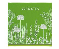 Toalla de Manos aromÃ¡ticos, Color Verde, tamaÃ±o 50 x 50
